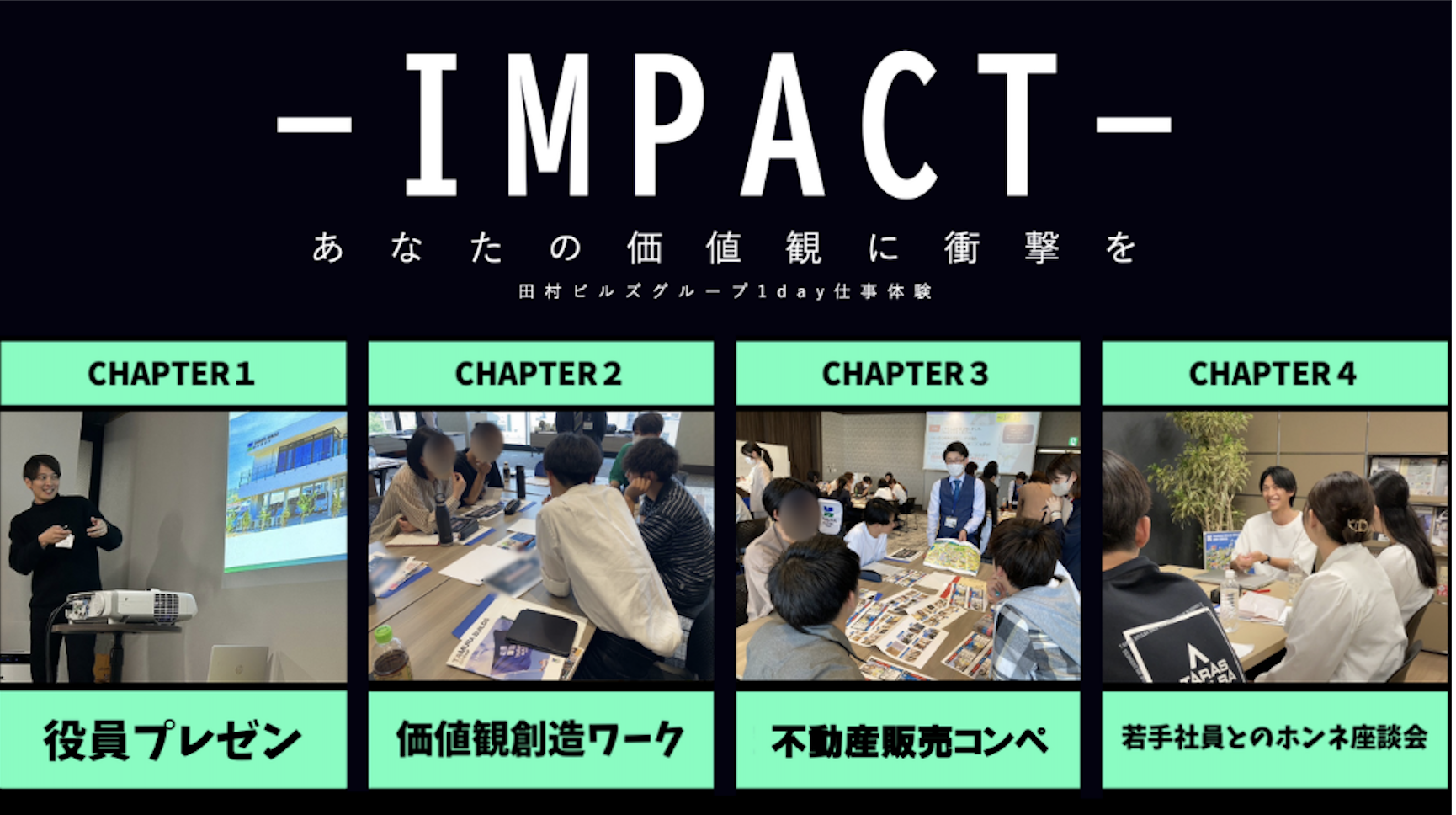 1day仕事体験のプログラム紹介