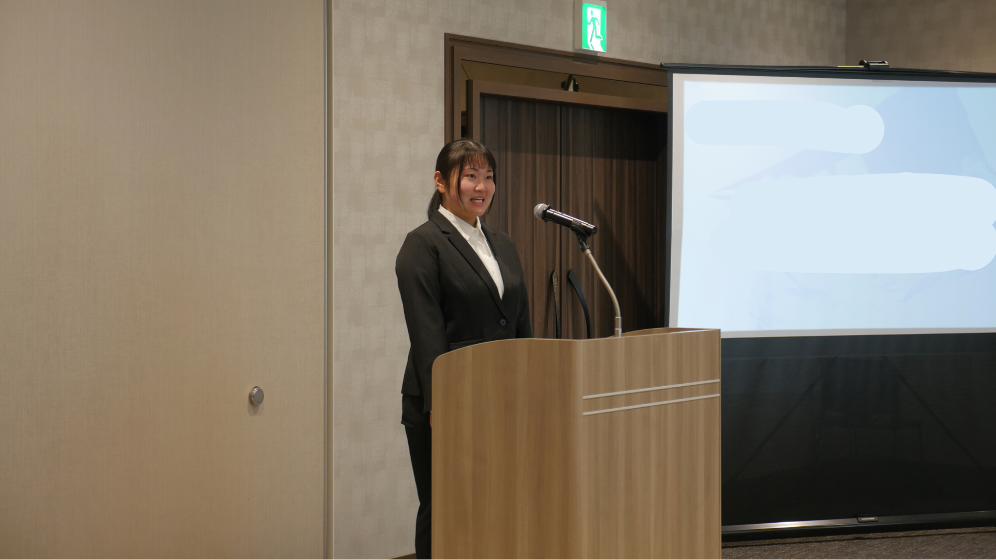 内定者代表からの決意表明